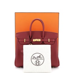 Hermes Birkin Handbag Rouge Vif Jonathan with Gold Hardware 25