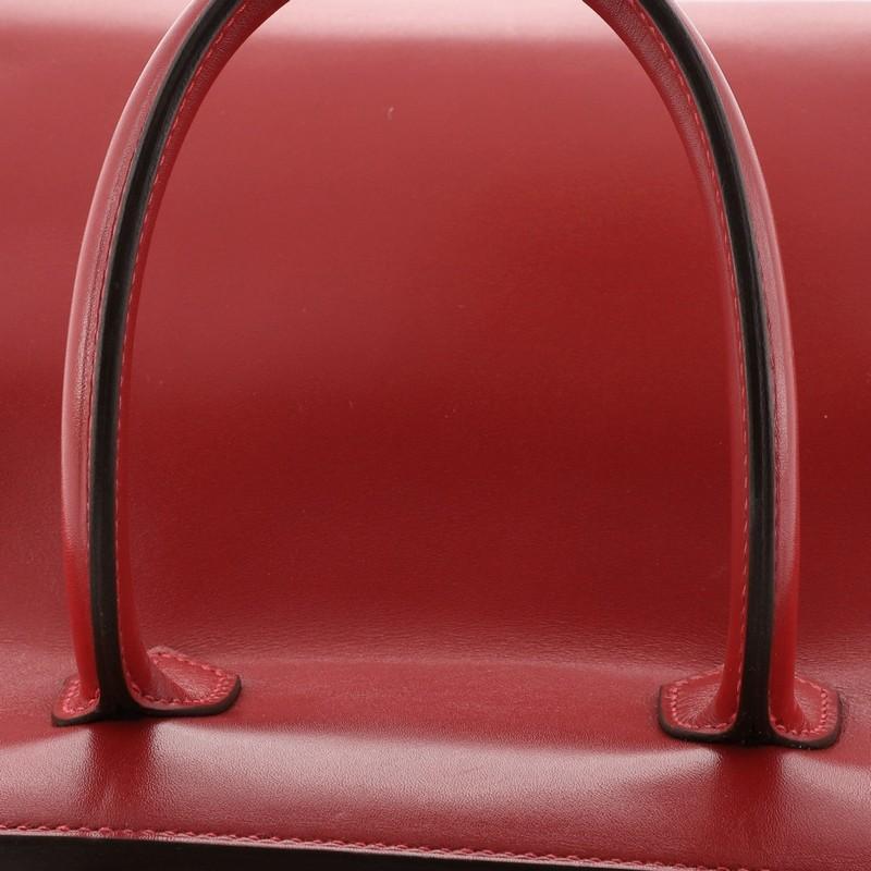 Hermes  Birkin Handbag Rouge Vif Tadelakt with Gold Hardware 30 2