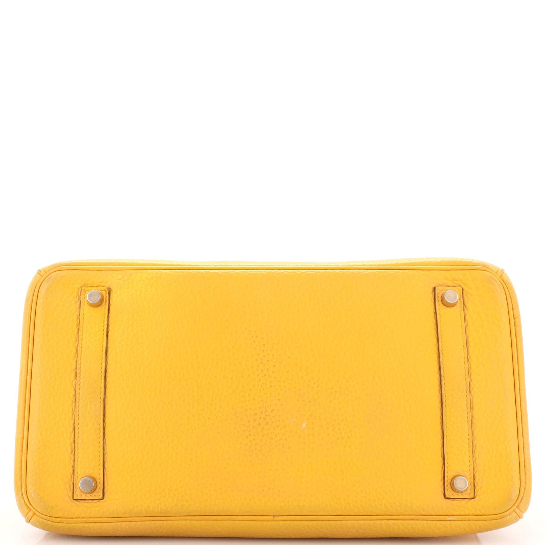 Women's Hermes Birkin Handbag Soleil Togo With Gold Hardware 35