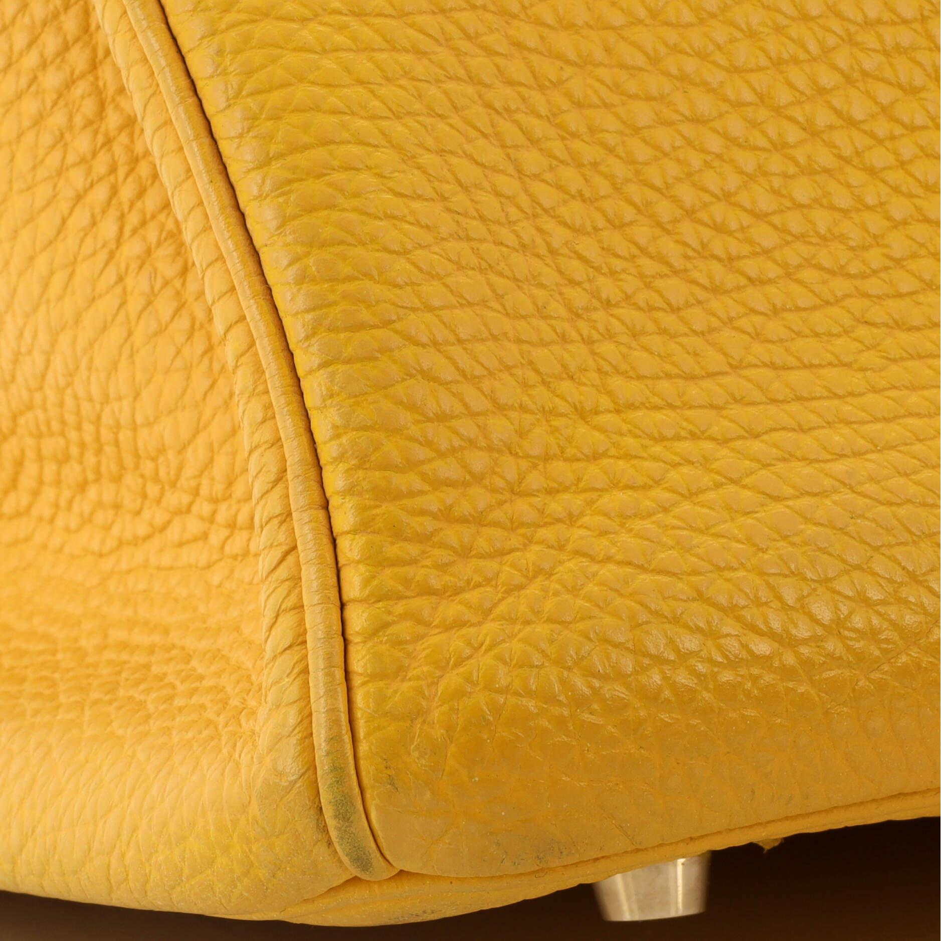 Hermes Birkin Handbag Soleil Togo With Gold Hardware 35 3