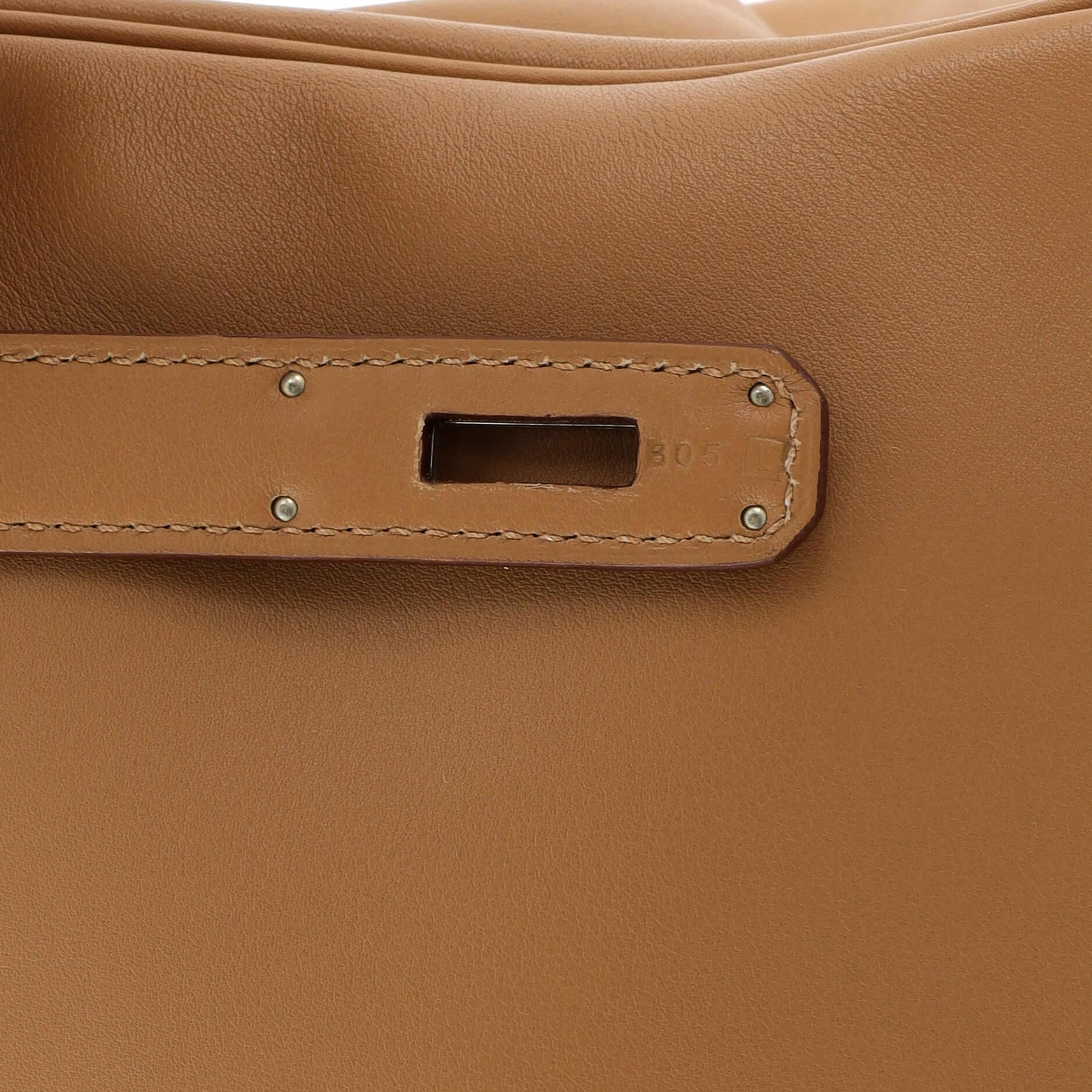 Hermes Birkin Handbag Tabac Camel Swift with Palladium Hardware 30 4