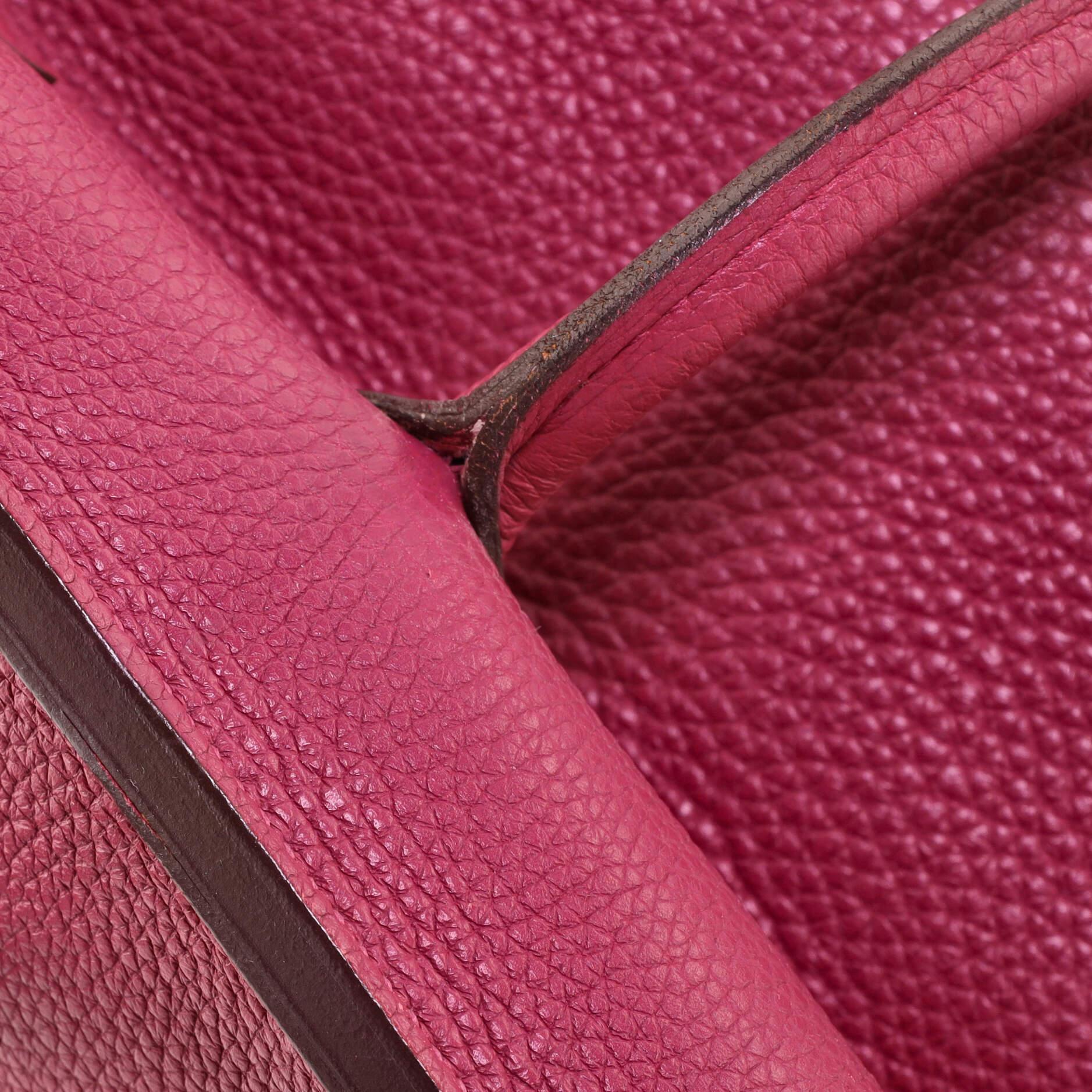 Hermes Birkin Handbag Tosca Clemence with Gold Hardware 35 1