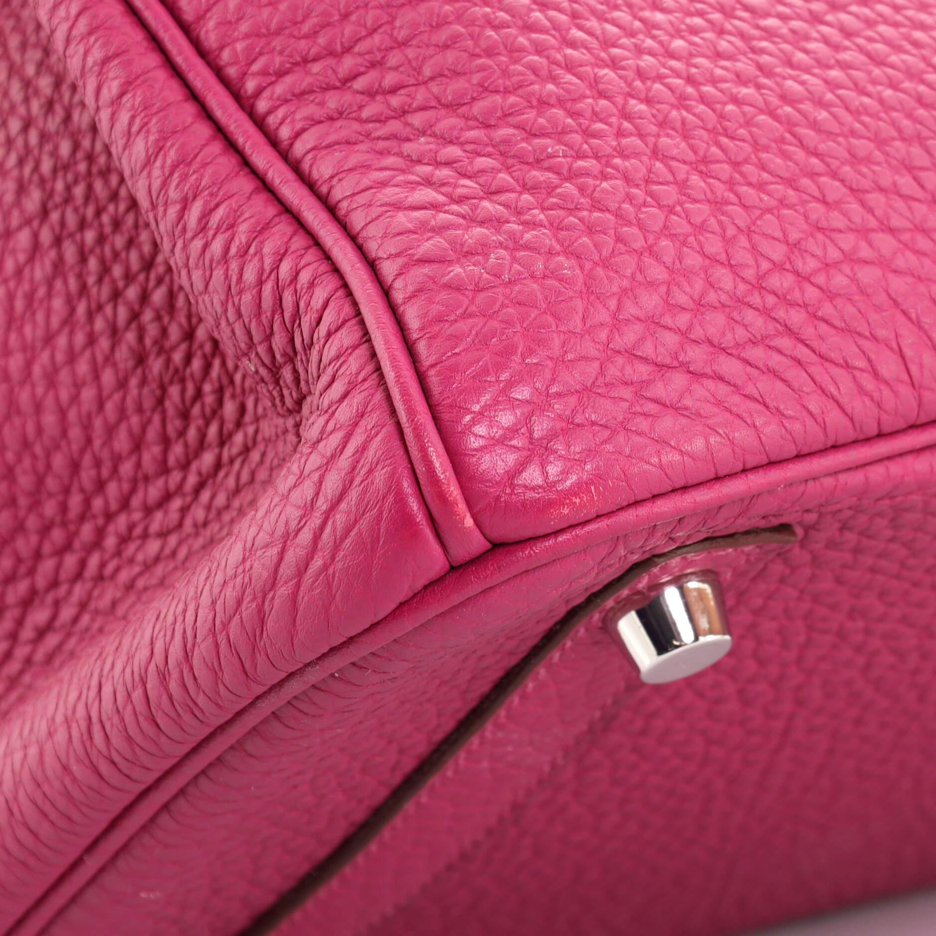 Hermes Birkin Handbag Tosca Clemence with Palladium Hardware 30 3