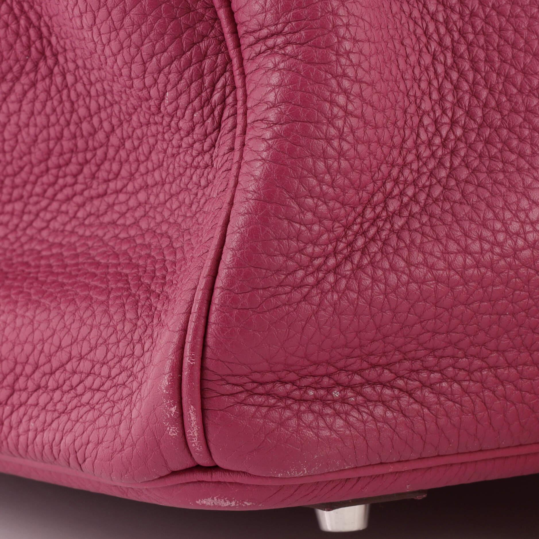 Hermes Birkin Handbag Tosca Clemence with Palladium Hardware 40 3