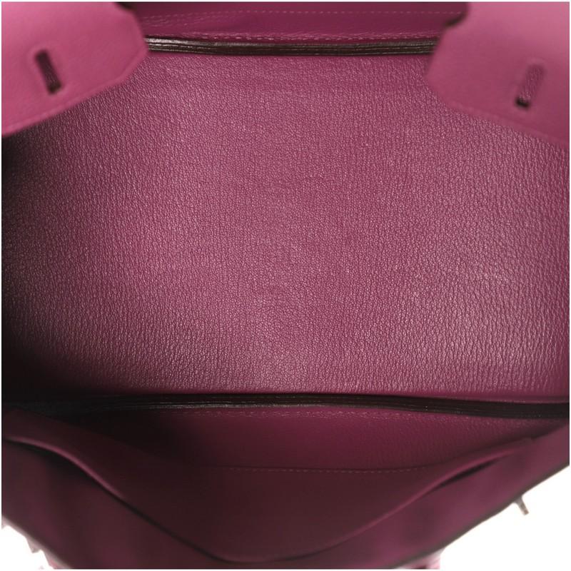 Women's or Men's Hermes Birkin Handbag Tosca Togo with Palladium Hardware 30