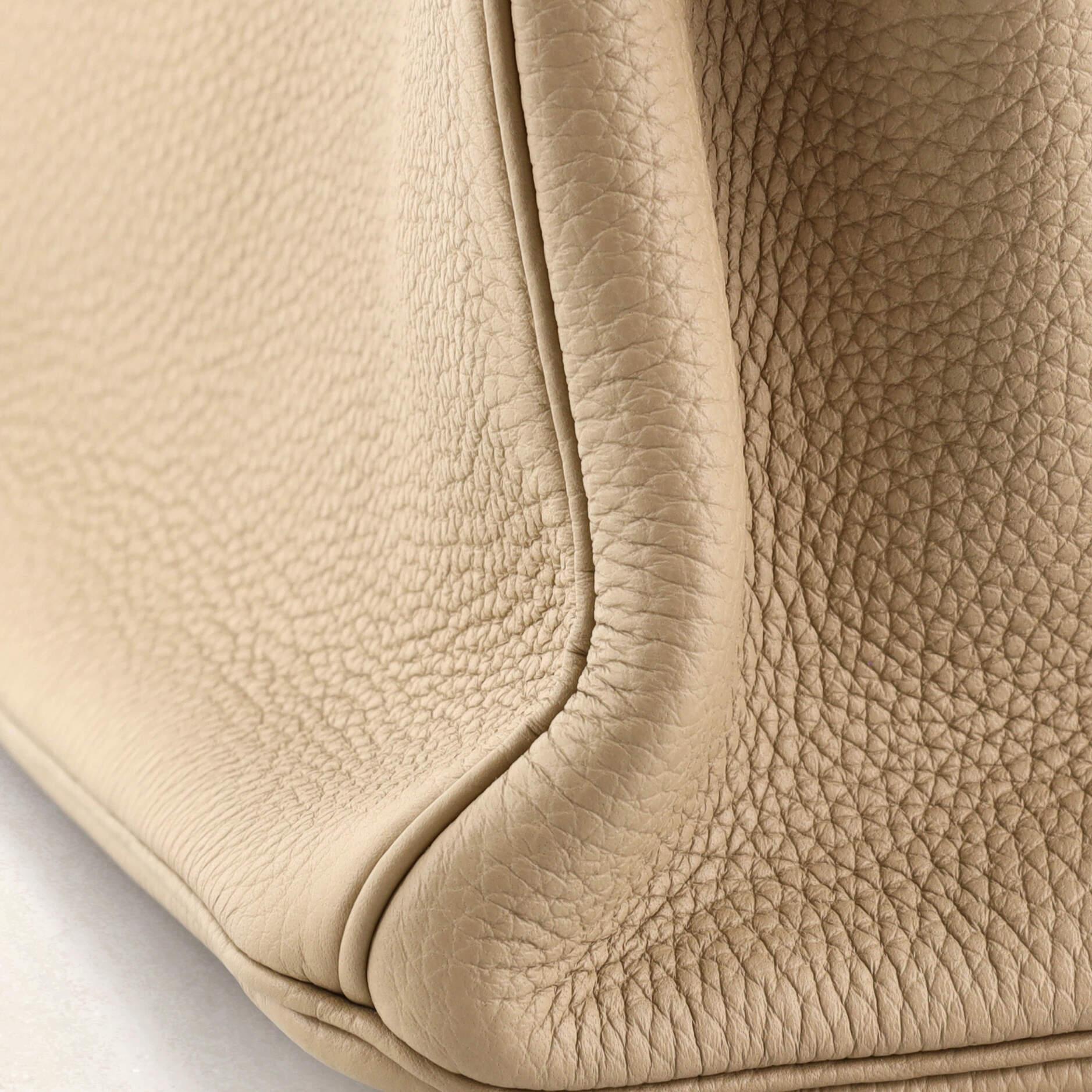 Hermes Birkin Handbag Trench Clemence with Gold Hardware 30 3