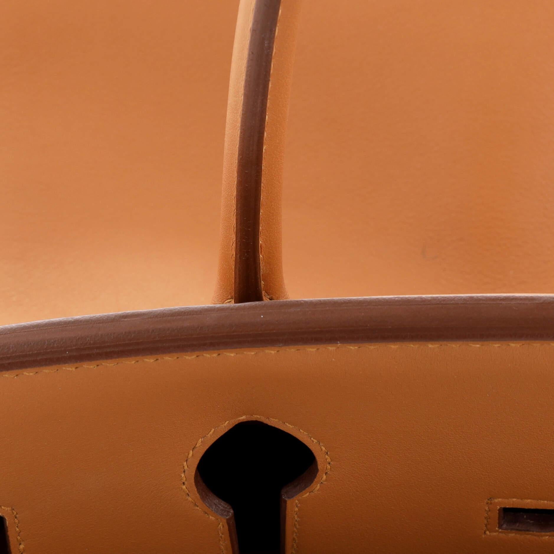 Hermes Birkin Handbag Tressage Brown Swift and Palladium Hardware 35 5