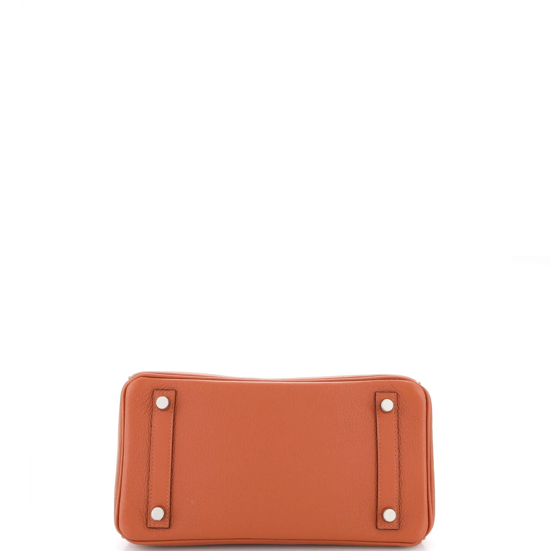 Hermes Birkin Handbag Verso Novillo with Palladium Hardware 25 For Sale 1