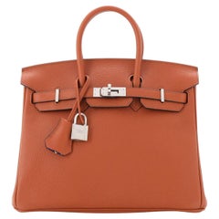 Hermes Birkin Handbag Verso Novillo with Palladium Hardware 25