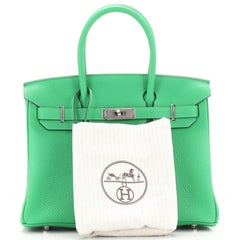 Hermes Birkin Handbag Verso Togo with Palladium Hardware 30