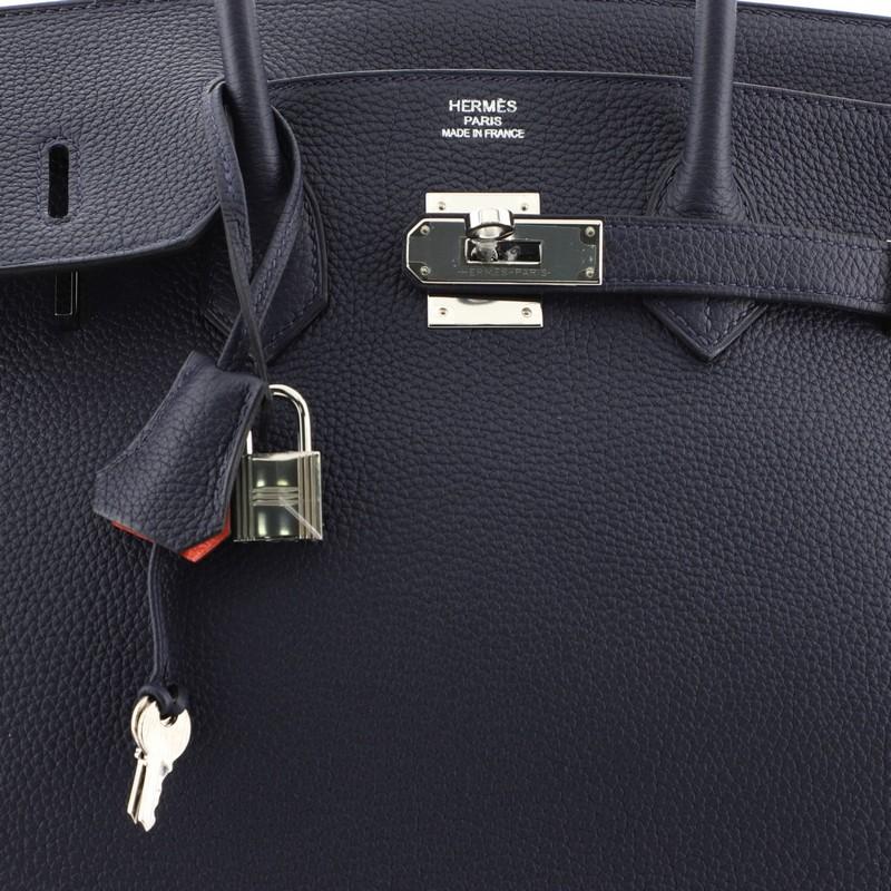 Hermes Birkin Handbag Verso Togo with Palladium Hardware 35 1