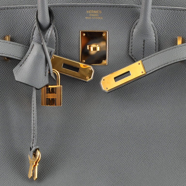 Women :: Bags :: Shoulder bags :: Hermès Birkin 25 Vert Amande Epsom with  Gold Hardware - The Real Luxury