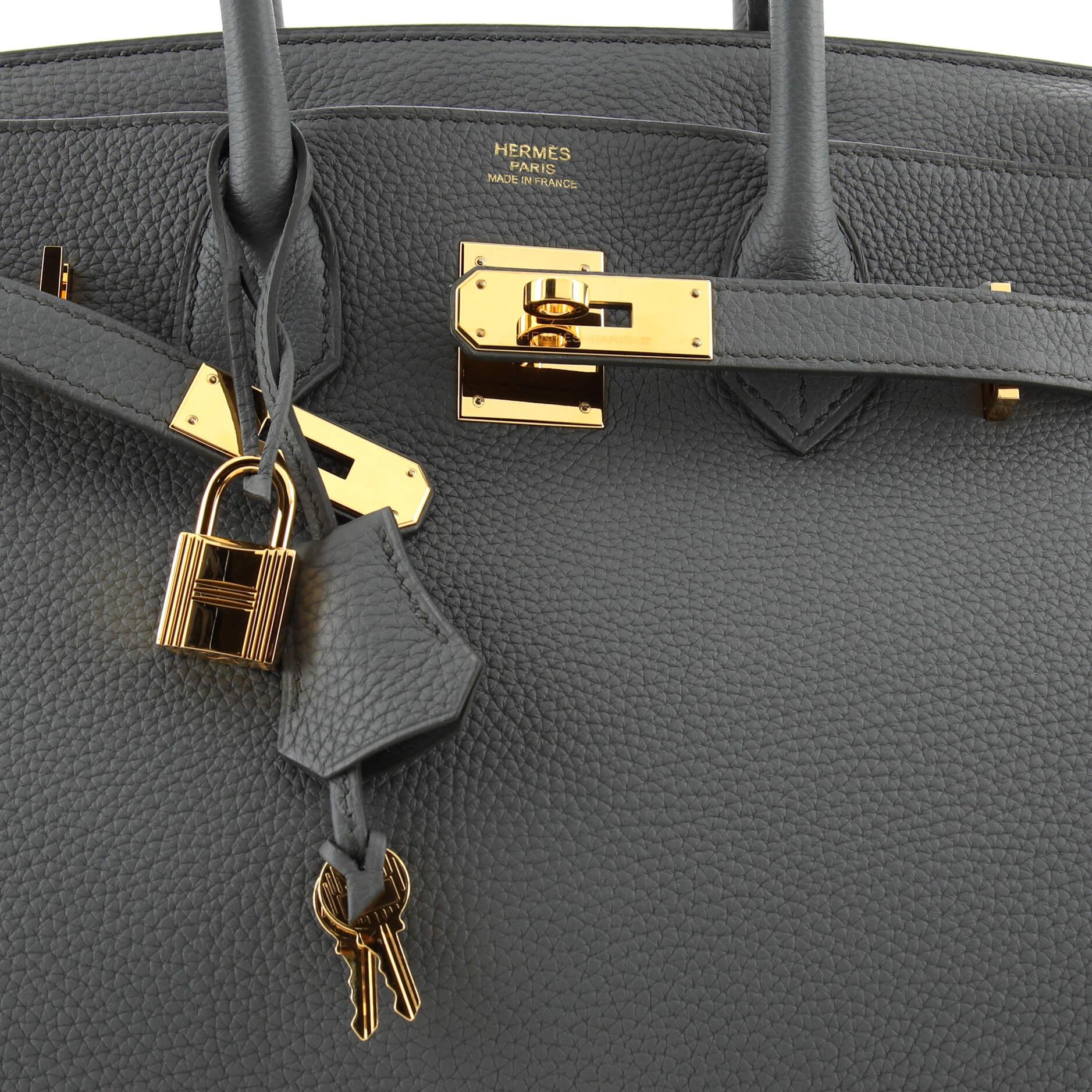 Hermes Birkin Handbag Vert Amande Togo with Gold Hardware 30 2