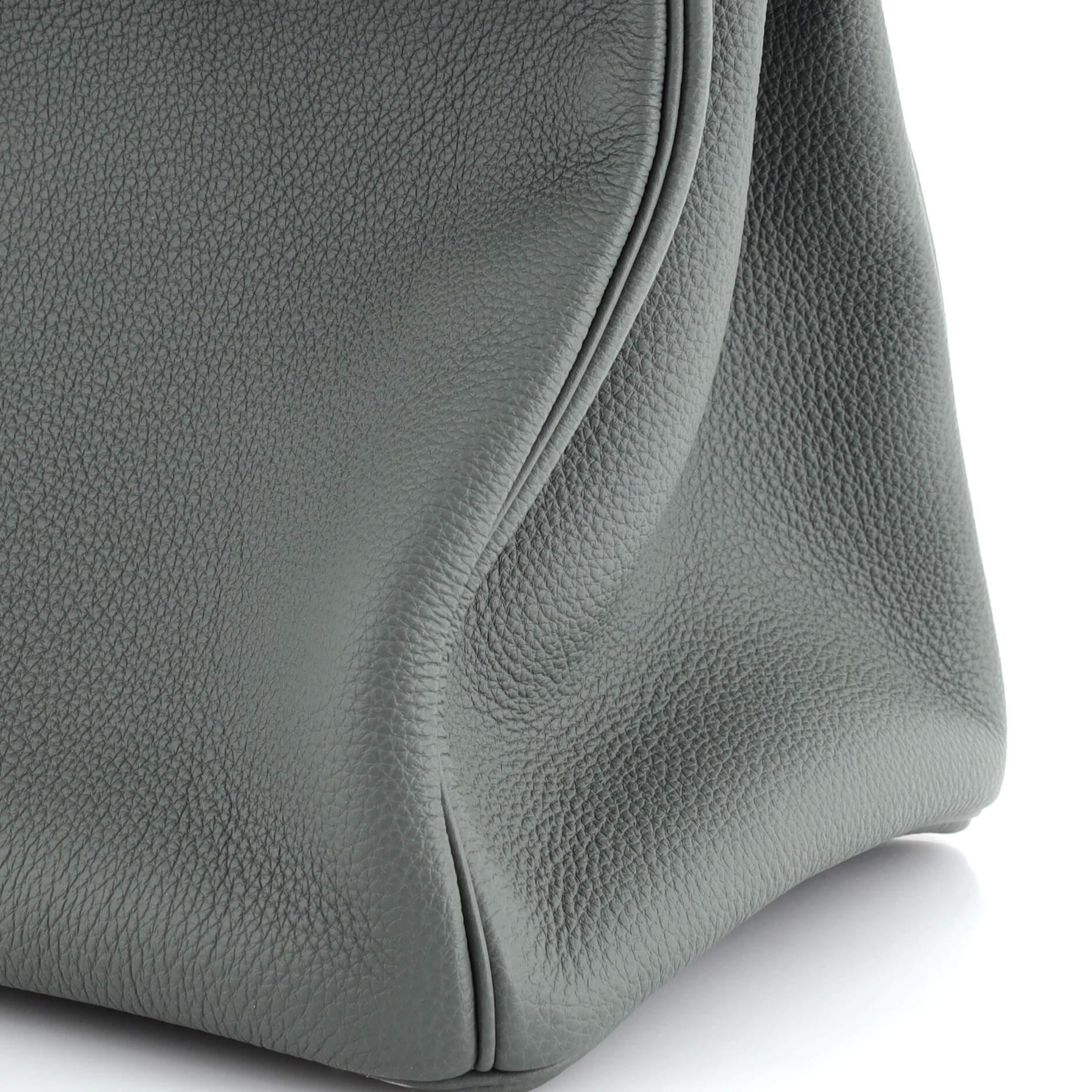 Hermes Birkin Handbag Vert Amande Togo with Palladium Hardware 35 4