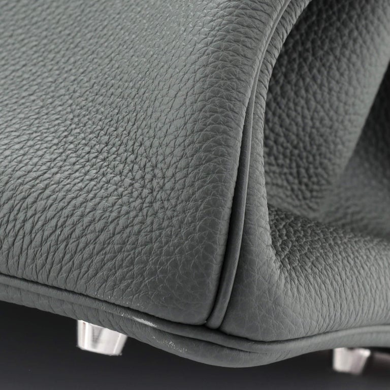 Hermes Birkin 35 Bag Vert Amande Palladium Hardware Togo Leather For Sale  at 1stDibs