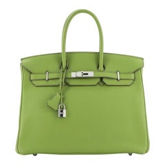 Hermes Birkin 35 Vert Anis Togo Gold Hardware #I - Vendome Monte Carlo