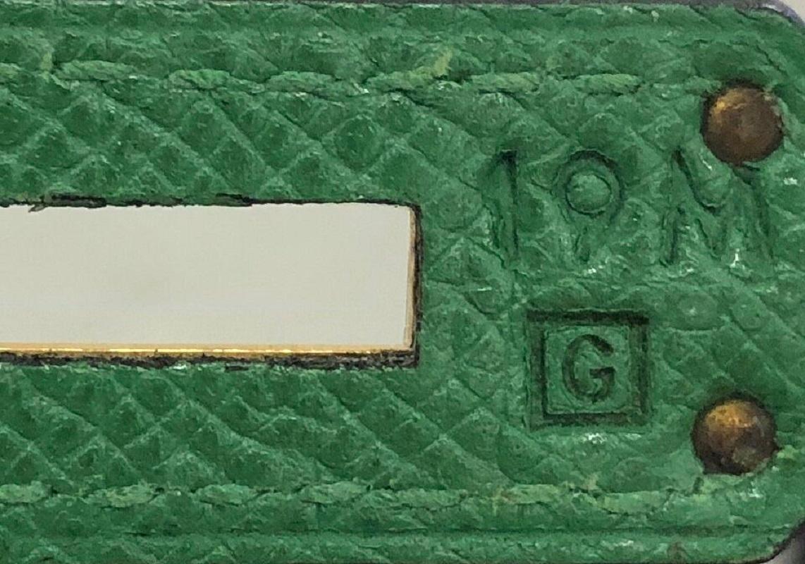 Hermes Birkin Handbag Vert Bengale Courchevel with Gold Hardware 40 2