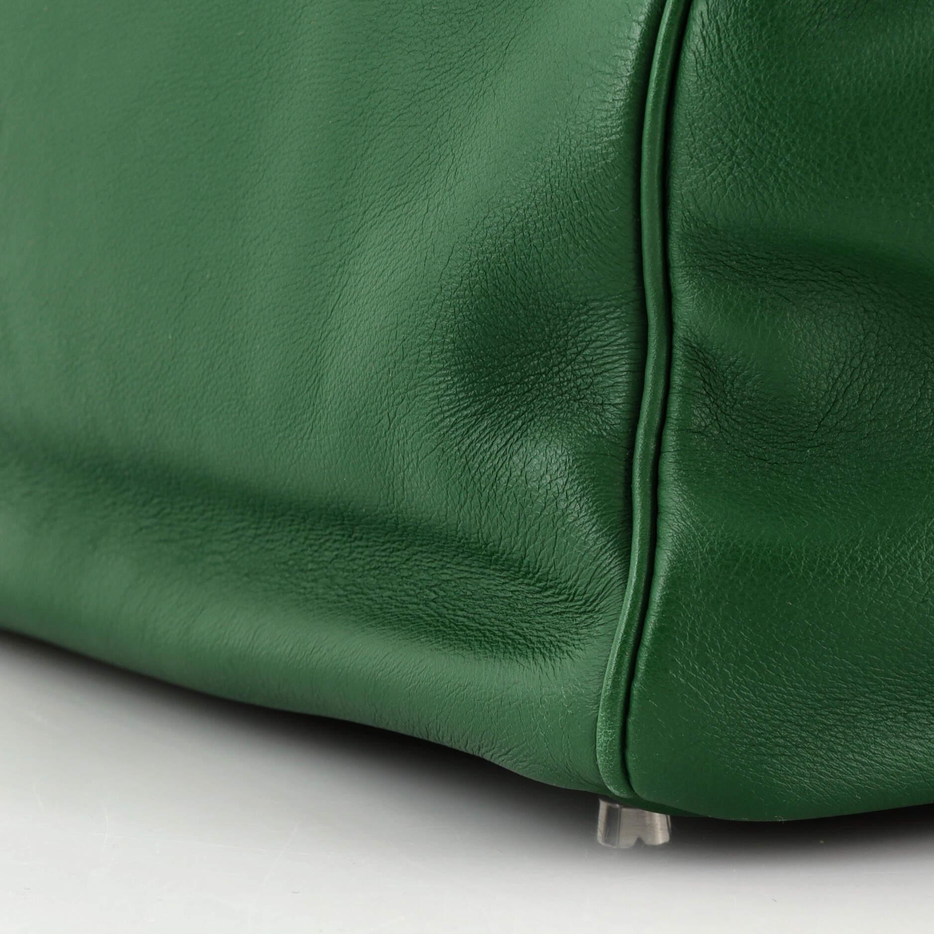 Hermes Birkin Handbag Vert Bengale Swift with Palladium Hardware 35 7