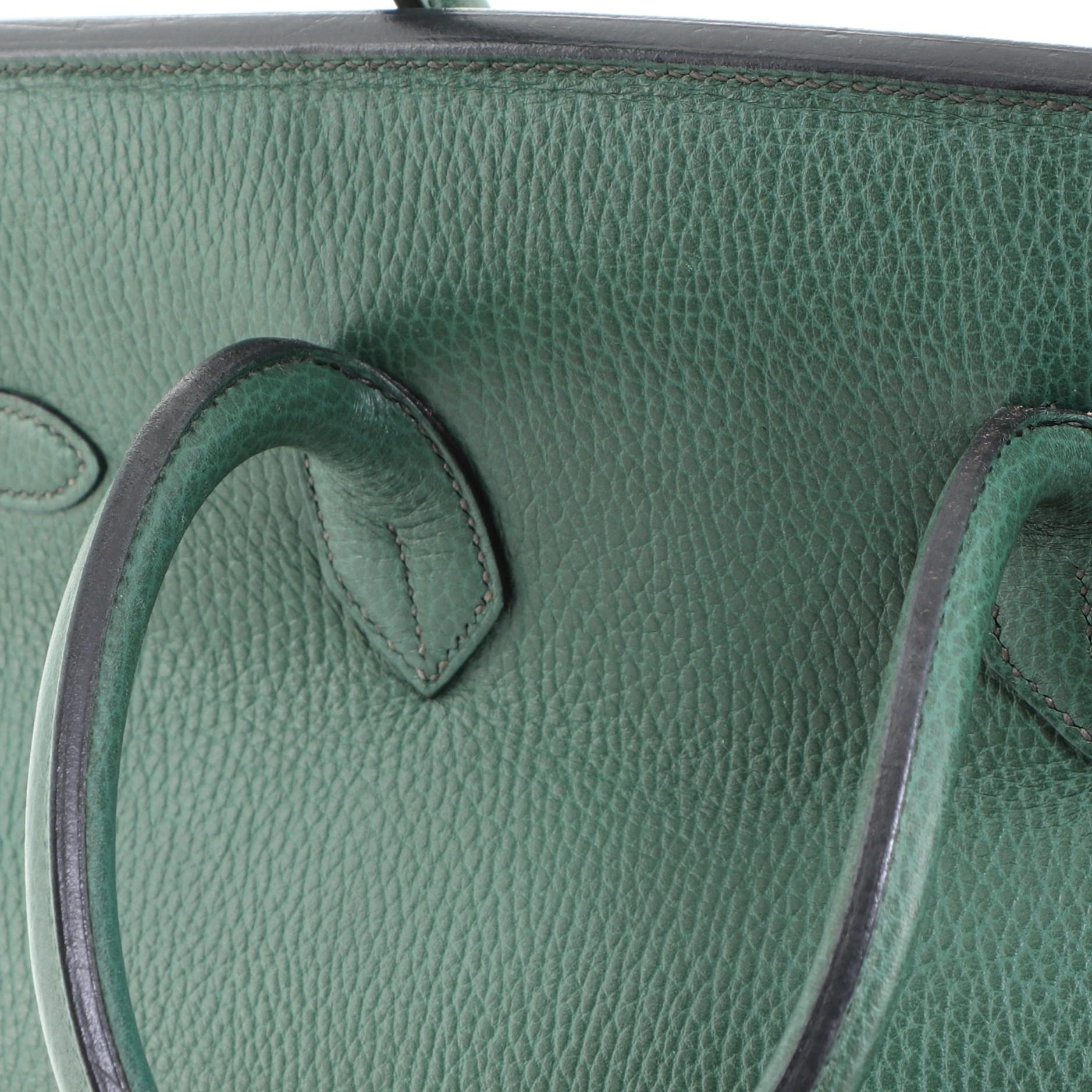 Hermes Birkin Handbag Vert Clair Ardennes with Gold Hardware 35 3