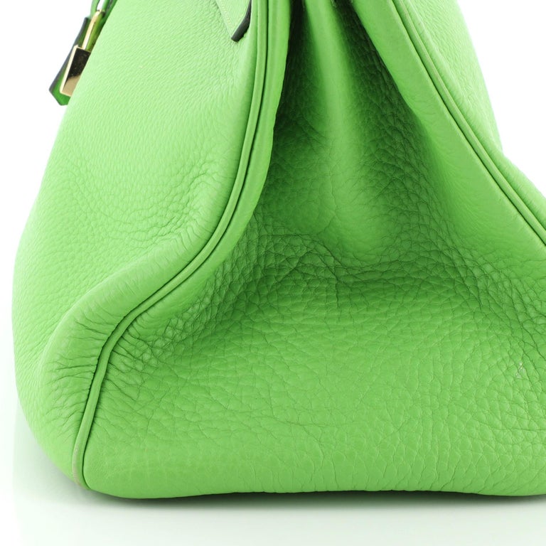 Hermès 25cm Vert Biosphere Croc Birkin W/ Gold Hardware – Only