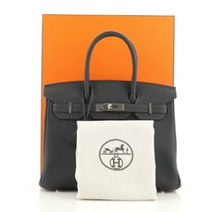 Hermes Birkin Handbag Vert Cypres Togo With Palladium Hardware 30