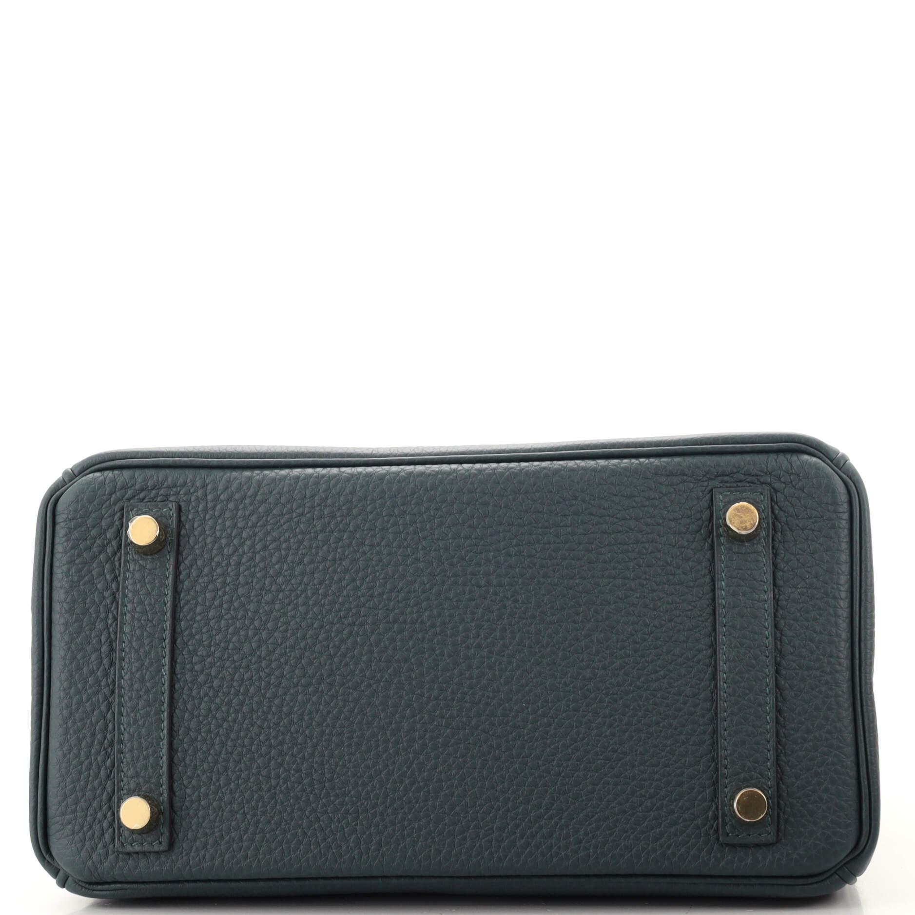 Hermes Birkin Handbag Vert Cypress Togo with Gold Hardware 25 1