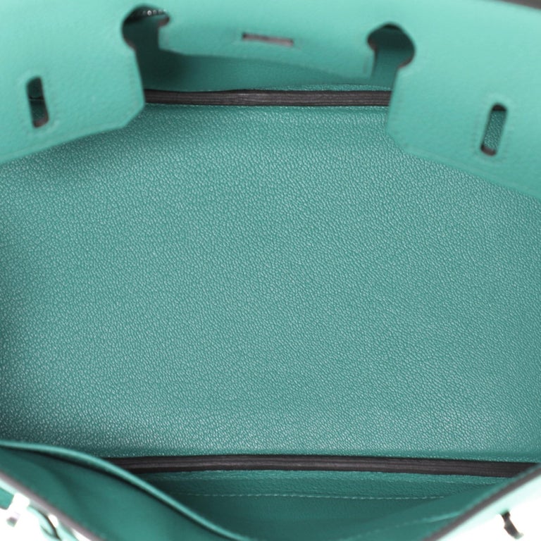 Hermes Birkin Handbag Vert Verone Togo With Palladium Hardware 25 at ...