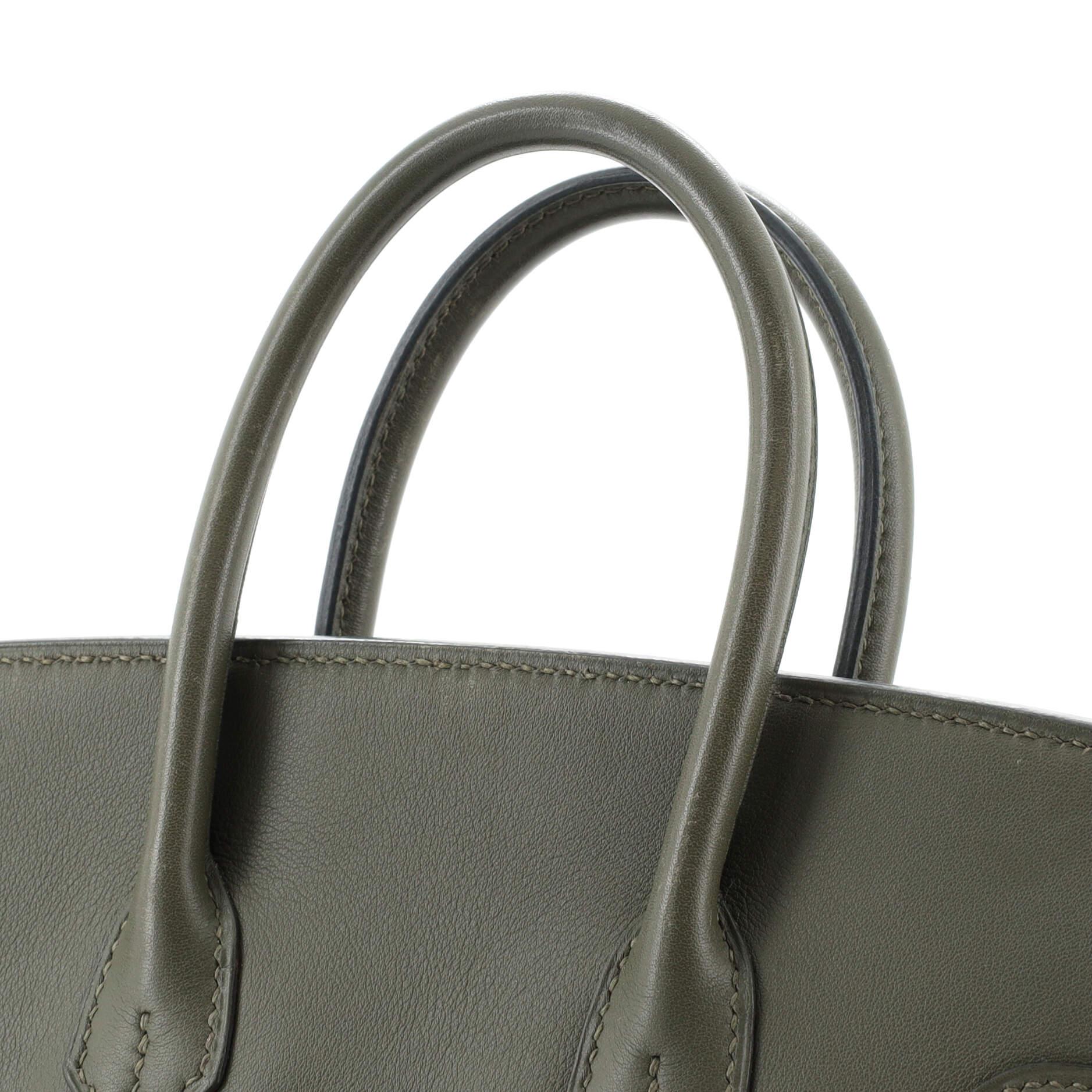 Hermes Birkin Handbag Vert Veronese Swift with Palladium Hardware 25 For Sale 7