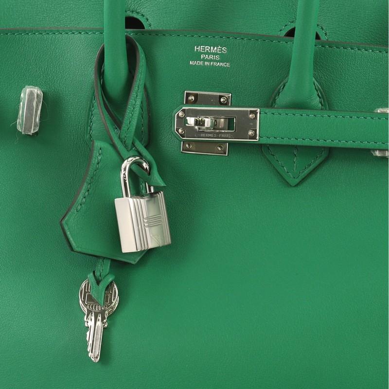 Hermes Birkin Handbag Vert Vertigo Swift with Palladium Hardware 25 2
