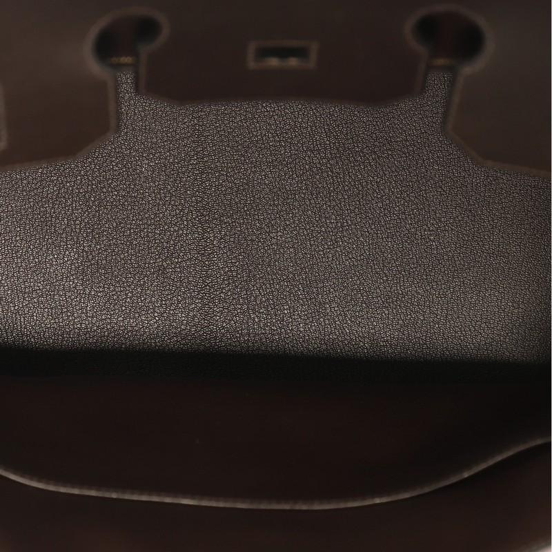Hermes Birkin Handbag Vibrato and Box Calf 35 In Good Condition In NY, NY