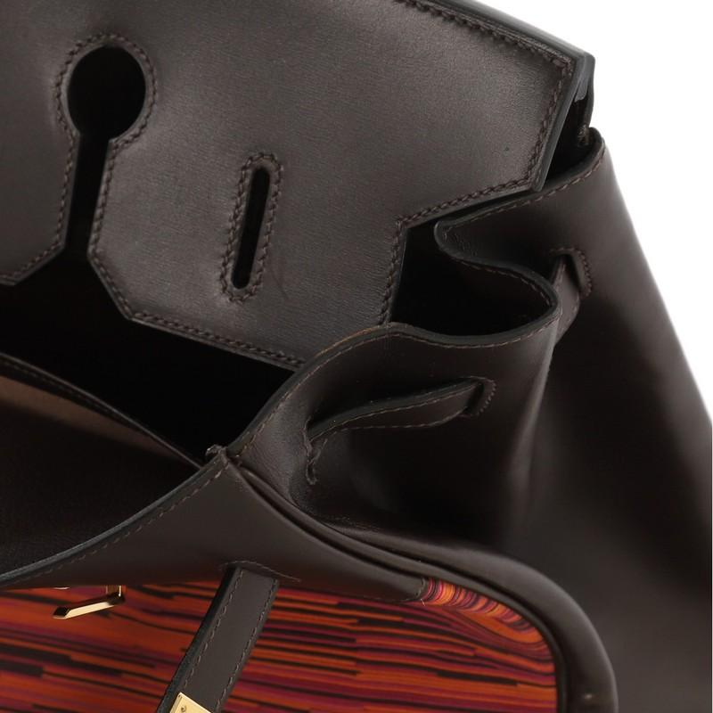 Hermes Birkin Handbag Vibrato and Box Calf 35 2