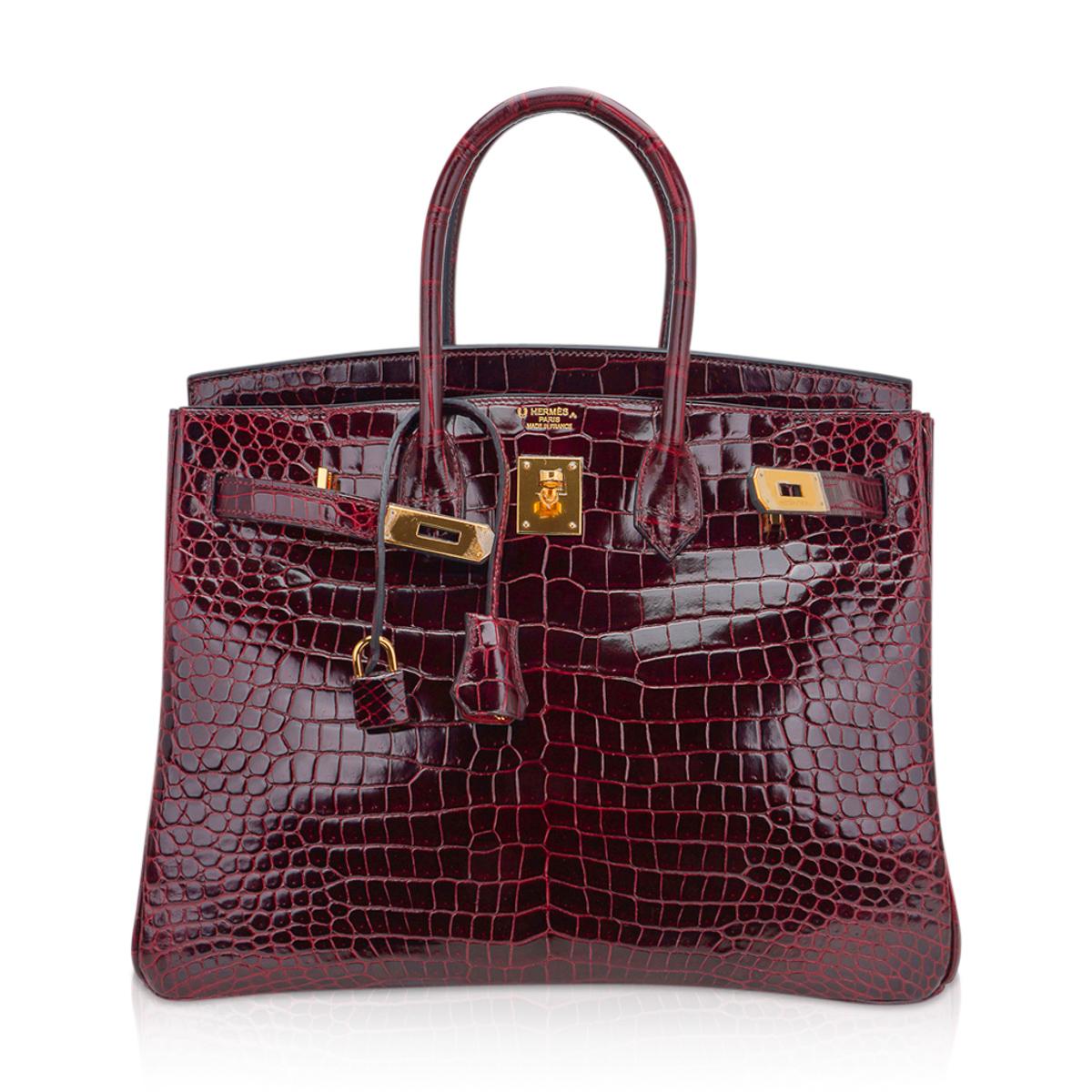 hermes bordeaux crocodile birkin