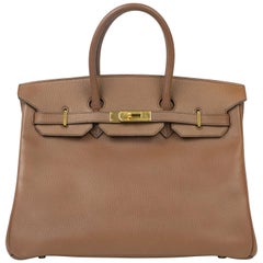 Hermès, Birkin in brown leather