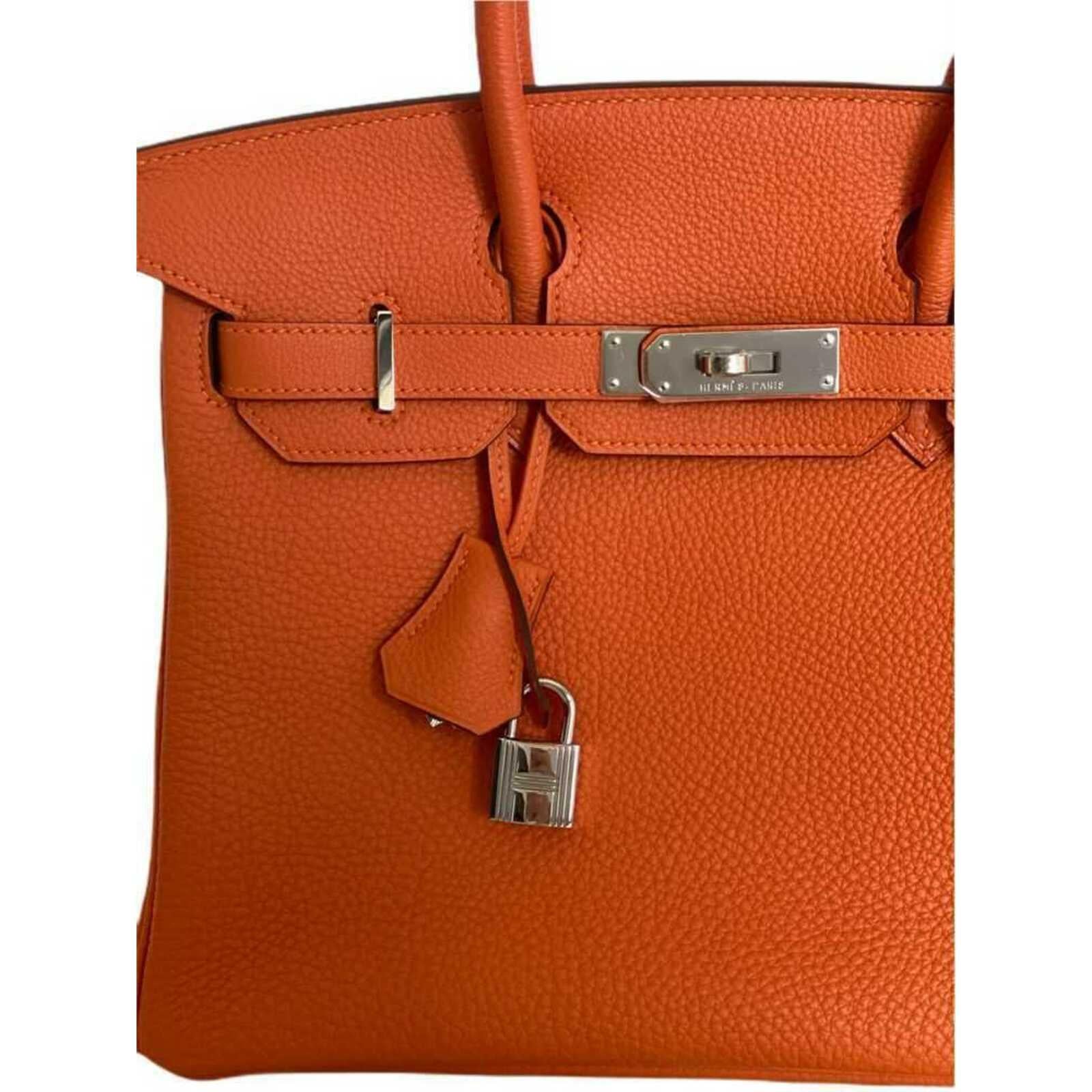 Hermès, Birkin in orange leather 1