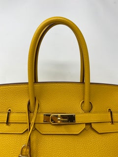 Hermès Birkin Jaune 35 Bag