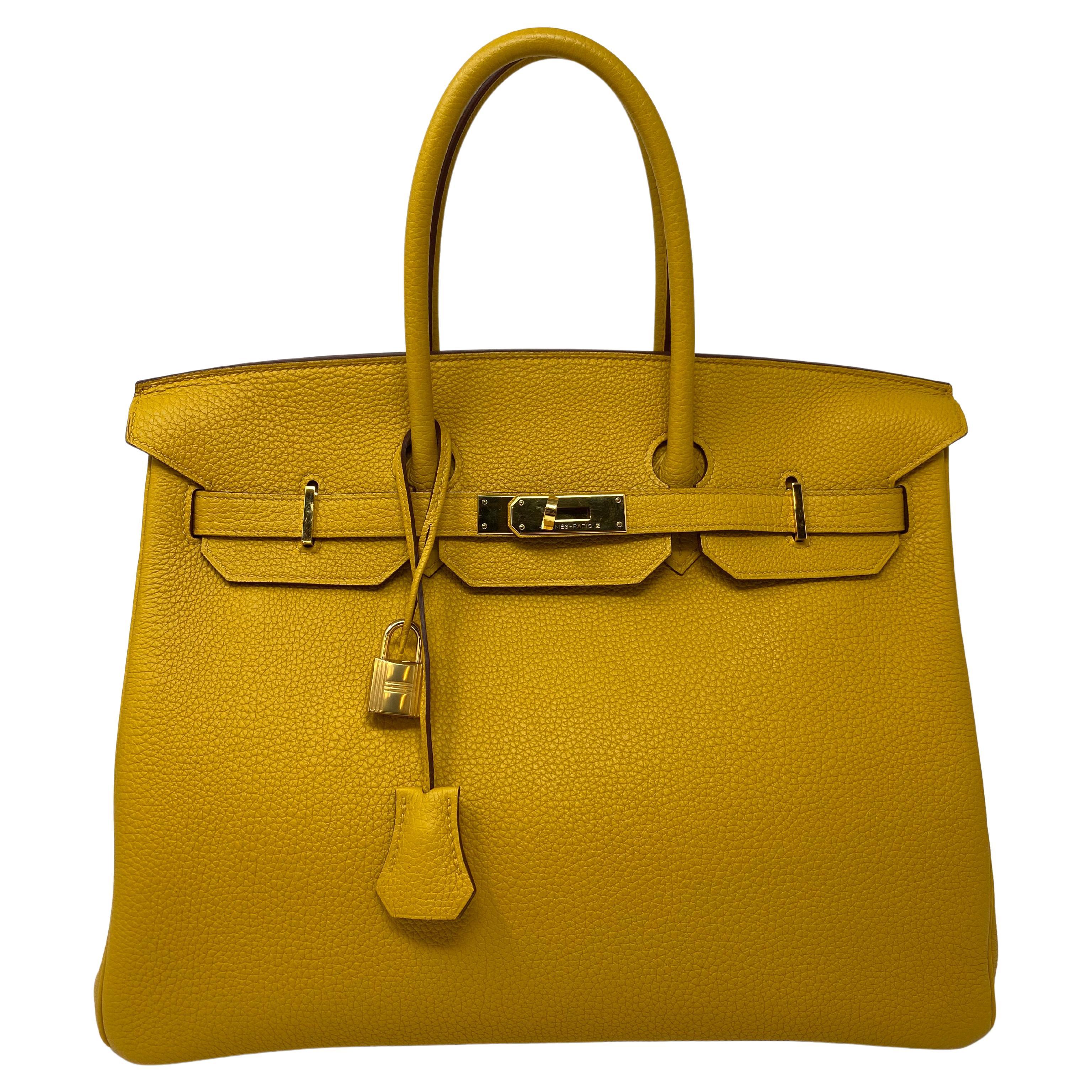 Hermès Birkin Jaune 35 Bag 