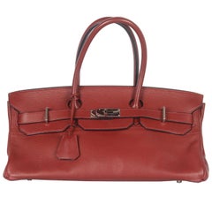 Hermès Birkin JPG Clemence Palladium H/W Shoulder Bag