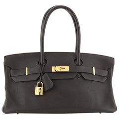 Hermes Birkin JPG Handbag Cafe Clemence with Gold Hardware 42