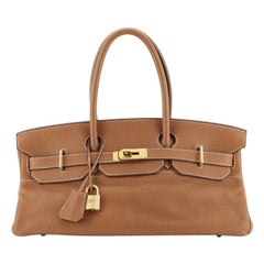 Hermes Birkin JPG Handbag Gold Clemence with Gold Hardware 42