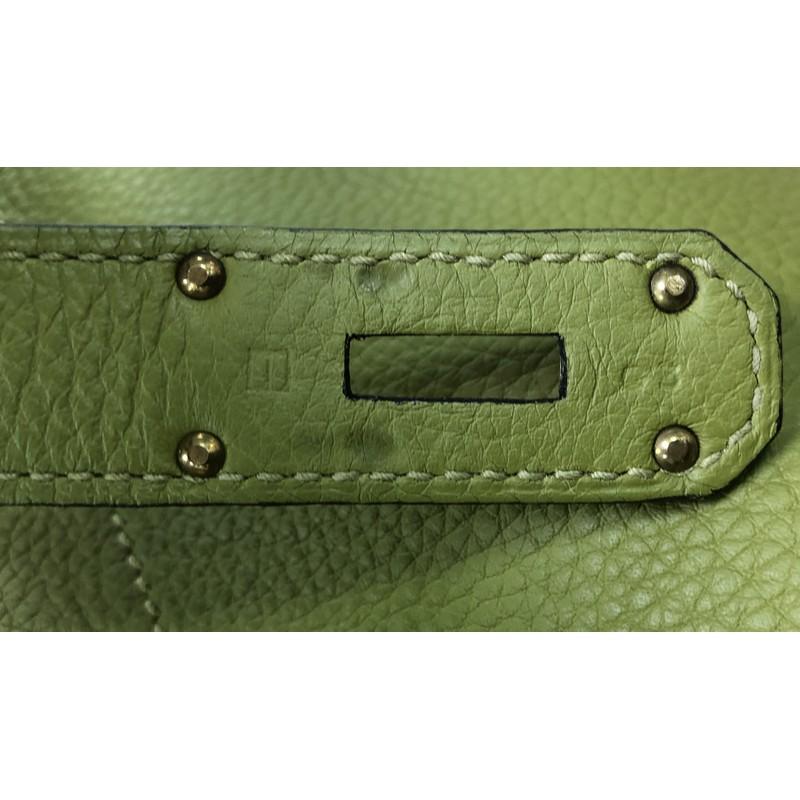 Hermes Birkin JPG Handbag Vert Chartreuse Clemence with Gold Hardware 42 6