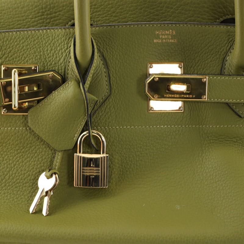 Hermes Birkin JPG Handbag Vert Chartreuse Clemence with Gold Hardware 42 2