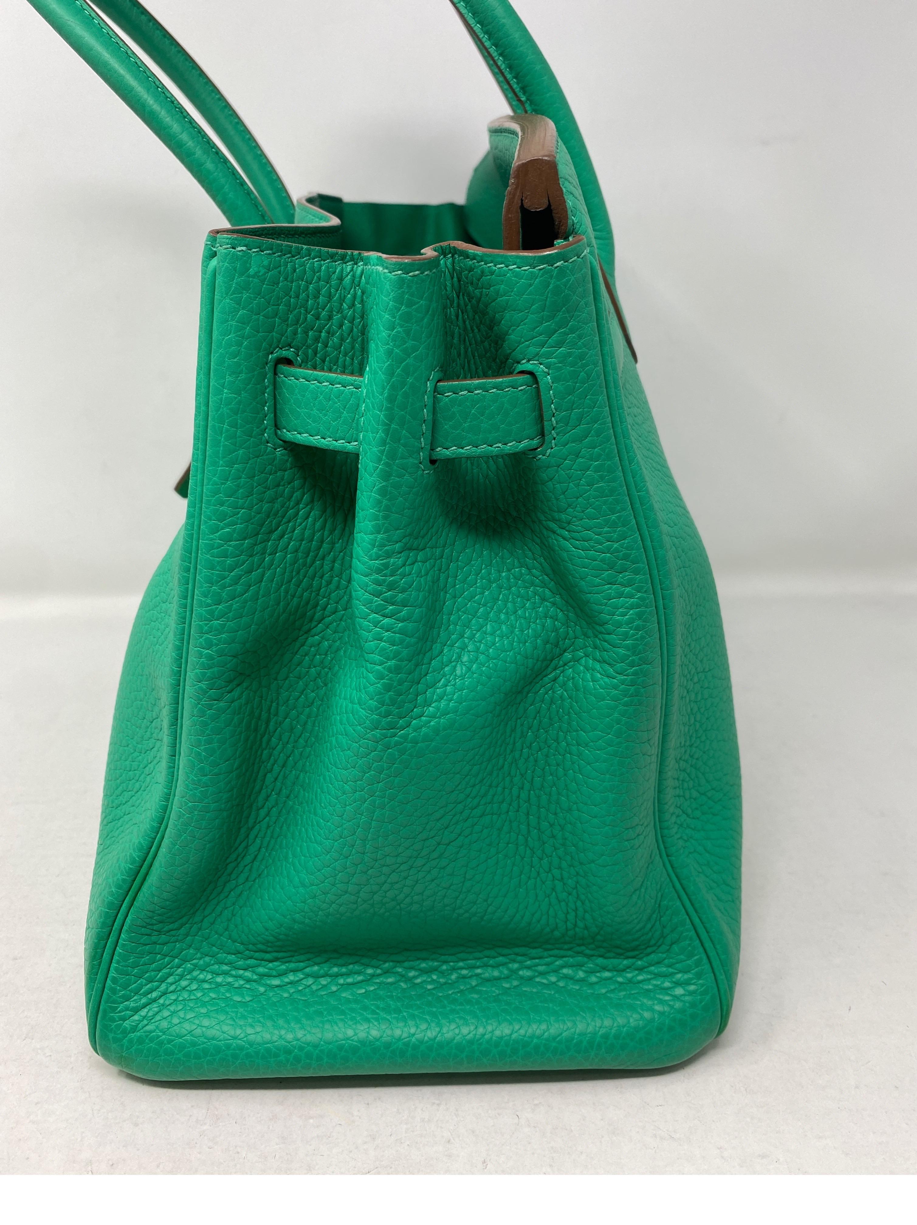 Women's or Men's Hermes Birkin Menthe Green 35 Bag