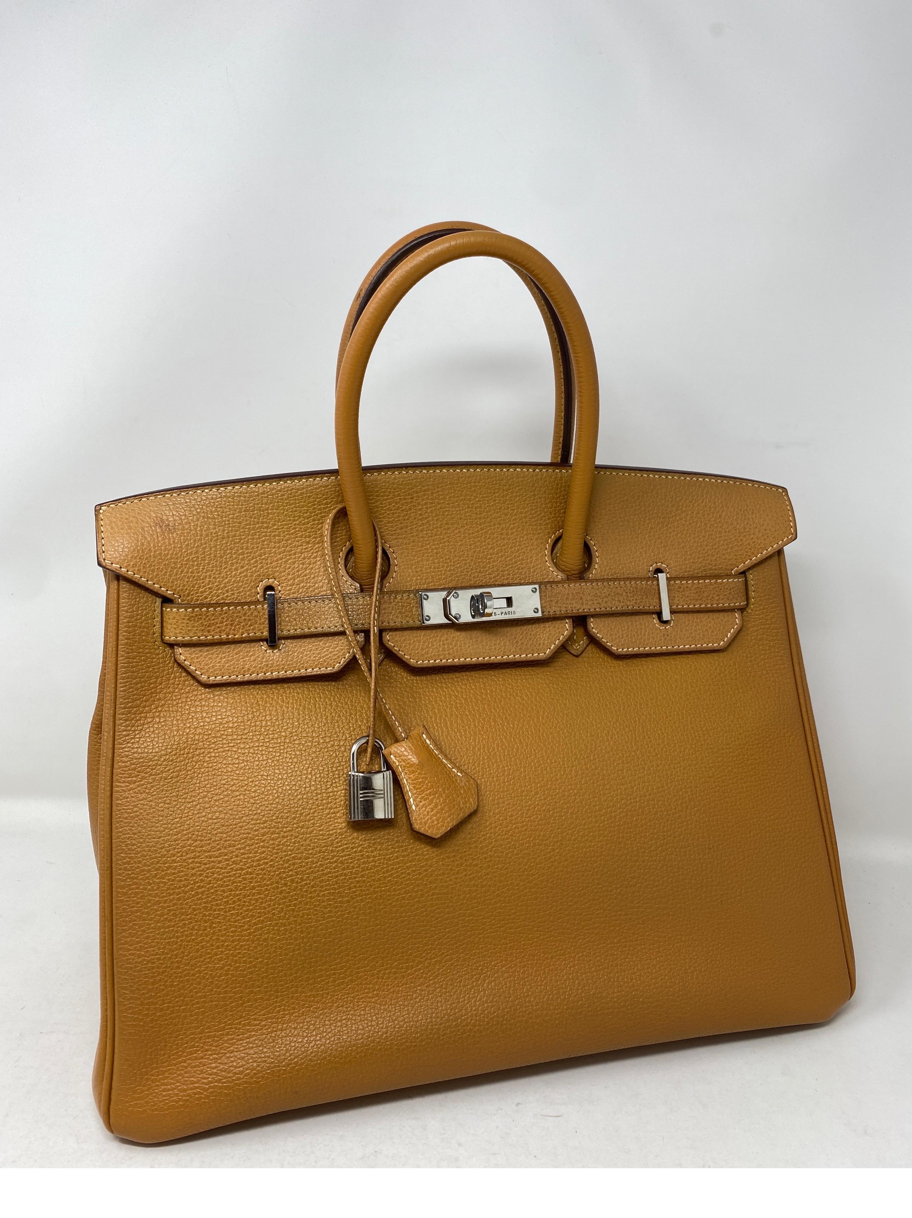 Hermes Birkin Natural 35 Bag  1