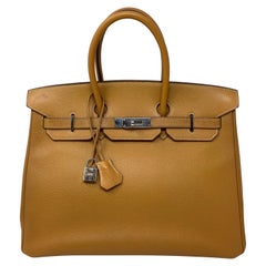 Hermes Birkin Natural 35 Bag