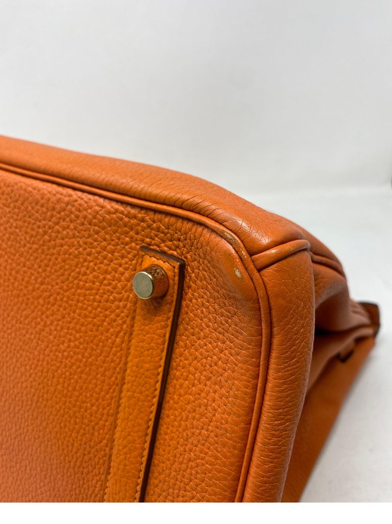 Hermes Birkin Orange 35 Bag  3