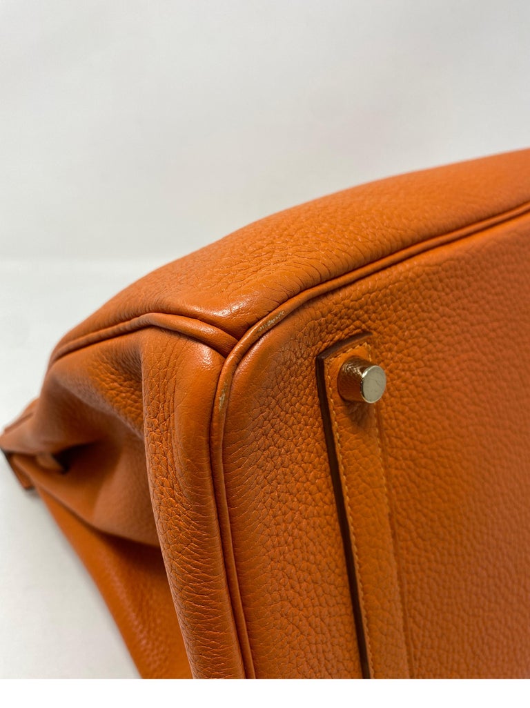 Hermes Birkin Orange 35 Bag  5