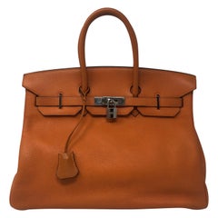 Hermes Birkin Orange 35 Bag