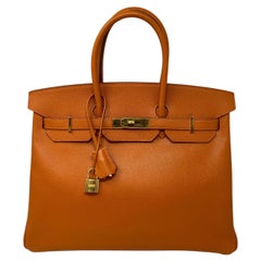 Hermes Birkin Orange 35 Tasche