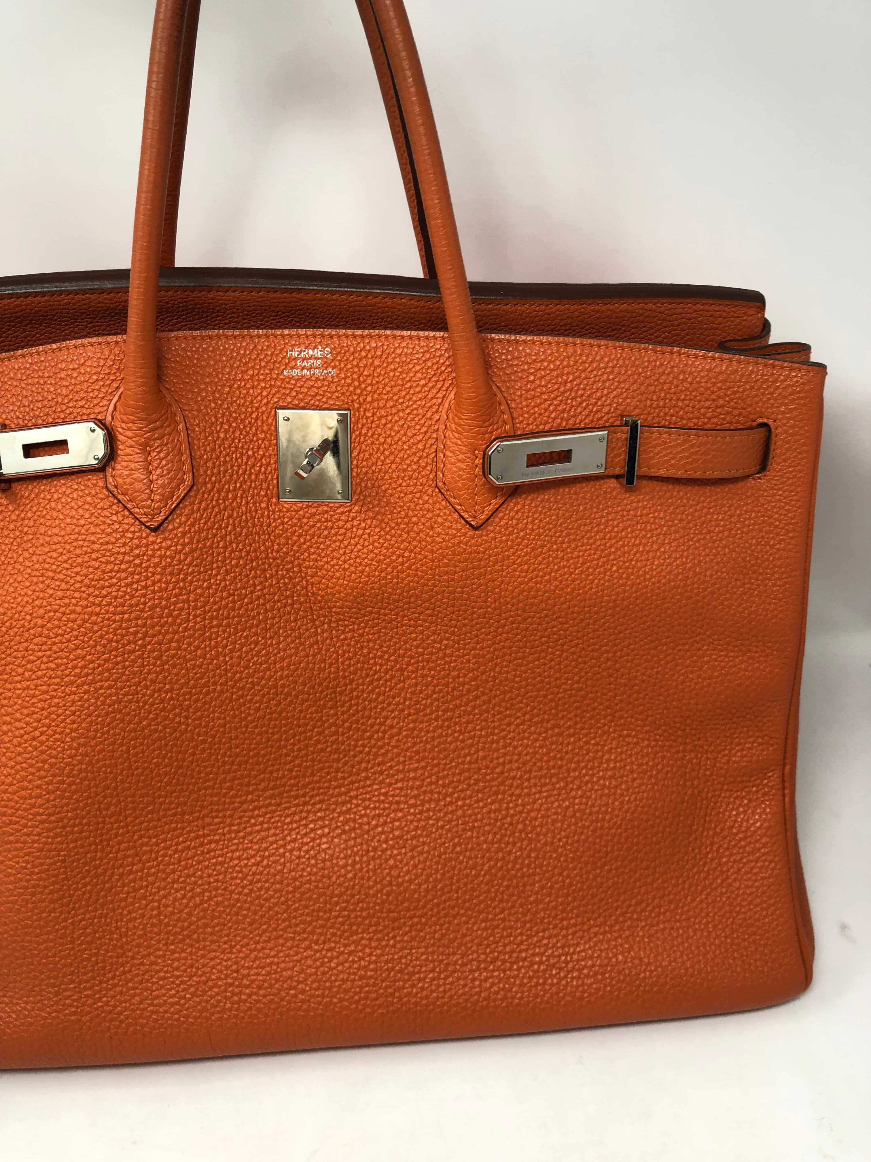 Hermes Birkin Orange 40 8