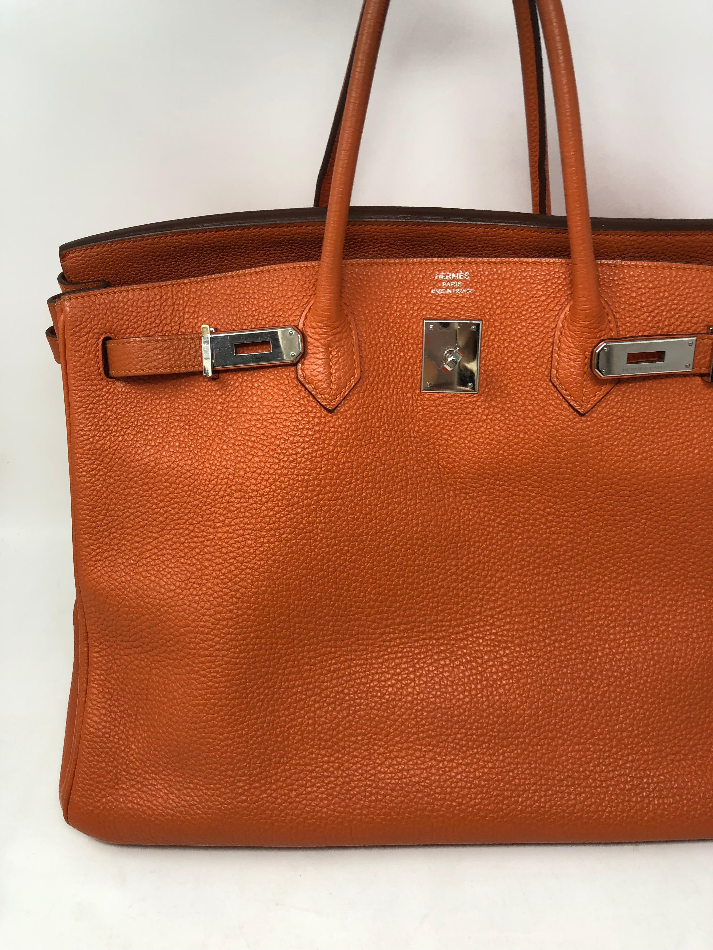 Hermes Birkin Orange 40 9
